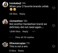 Fans weigh in on Kim Kardashian's announcement (Image via Instagram/@nike)